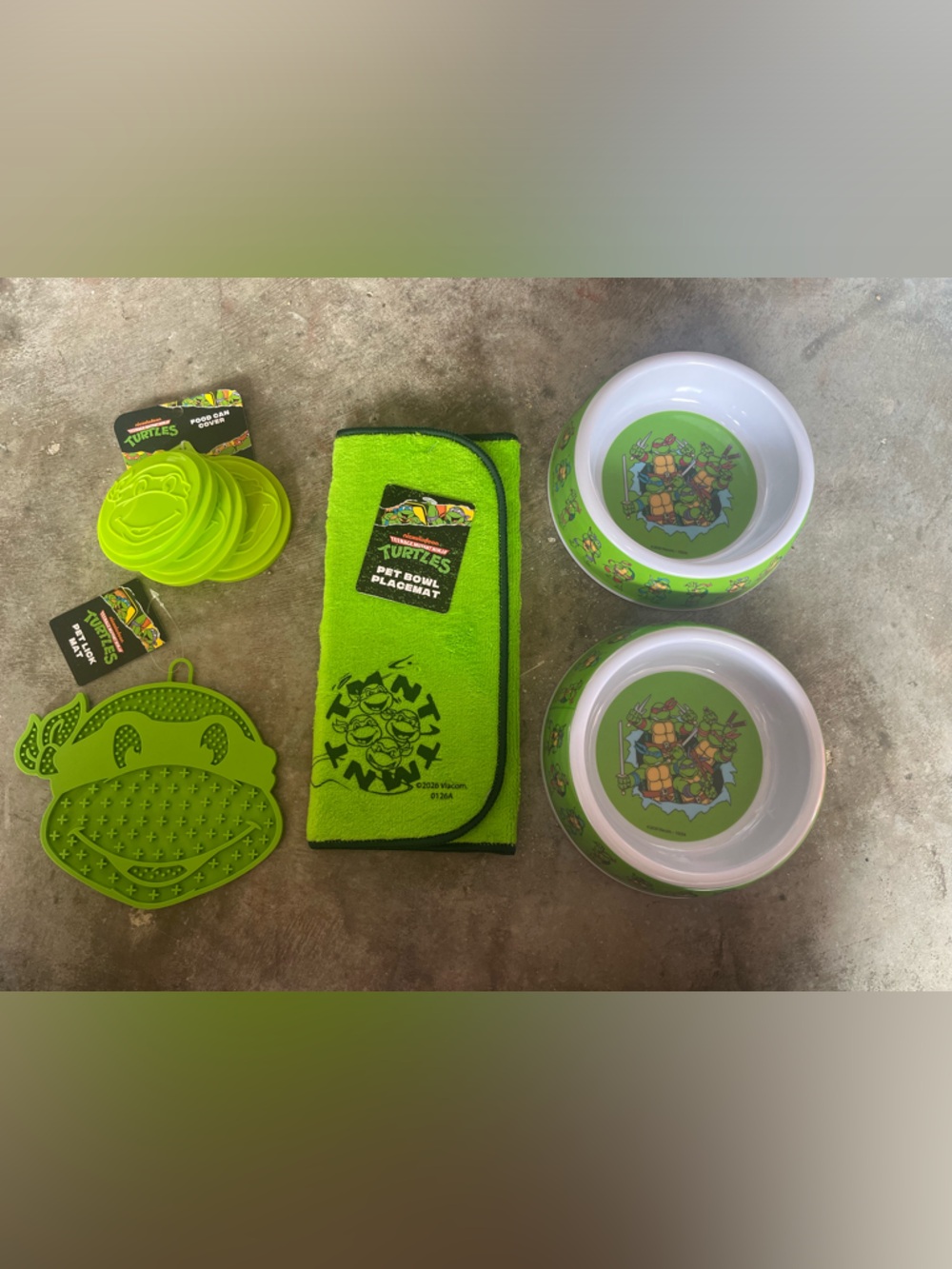 Teenage mutant ninja turtles pet set